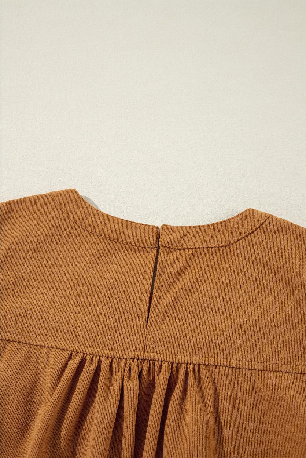 Shift Jurk met Puff Mouwen - Mini Dresses - Jurkjes.co