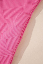 Shift Jurk met Textuurpatroon - Mini Dresses - Jurkjes.co