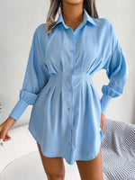 Shirt Jurk met Asymmetrische Zoom - Mini Dresses - Jurkjes.co