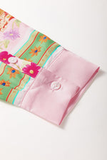 Shirtjurk met Bohemian Bloemenprint - Floral Dresses - Jurkjes.co