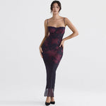 Slim fit jurk met bloemenprint - Dresses - Jurkjes.co