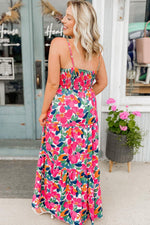 Smocked Maxi-Jurk met Gedraaide Rug - Maxi Dresses - Jurkjes.co