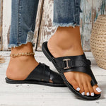 Comfortabele Sandalen met Metallic Details