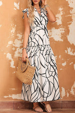 Stijlvolle Maxi Jurk met Exclusief Patroon - Maxi Dresses - Jurkjes.co