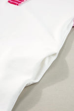 Stijlvolle Patchwork T-Shirt Jurk met Korte Mouwen - T Shirt Dresses - Jurkjes.co