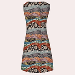 Strandjurk met Bloemenprint en Patchwork - Women Summer Dress - Jurkjes.co