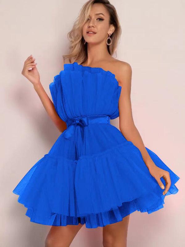 Strapless Mini Jurk met Tutu Rok - Mini Dresses - Jurkjes.co