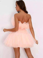 Strapless Mini Jurk met Tutu Rok - Mini Dresses - Jurkjes.co
