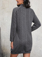 Sweatshirt Jurk met Staande Kraag - Group5 - Jurkjes.co