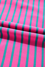 T-shirt Jurk met Gestreept Patroon - T Shirt Dresses - Jurkjes.co