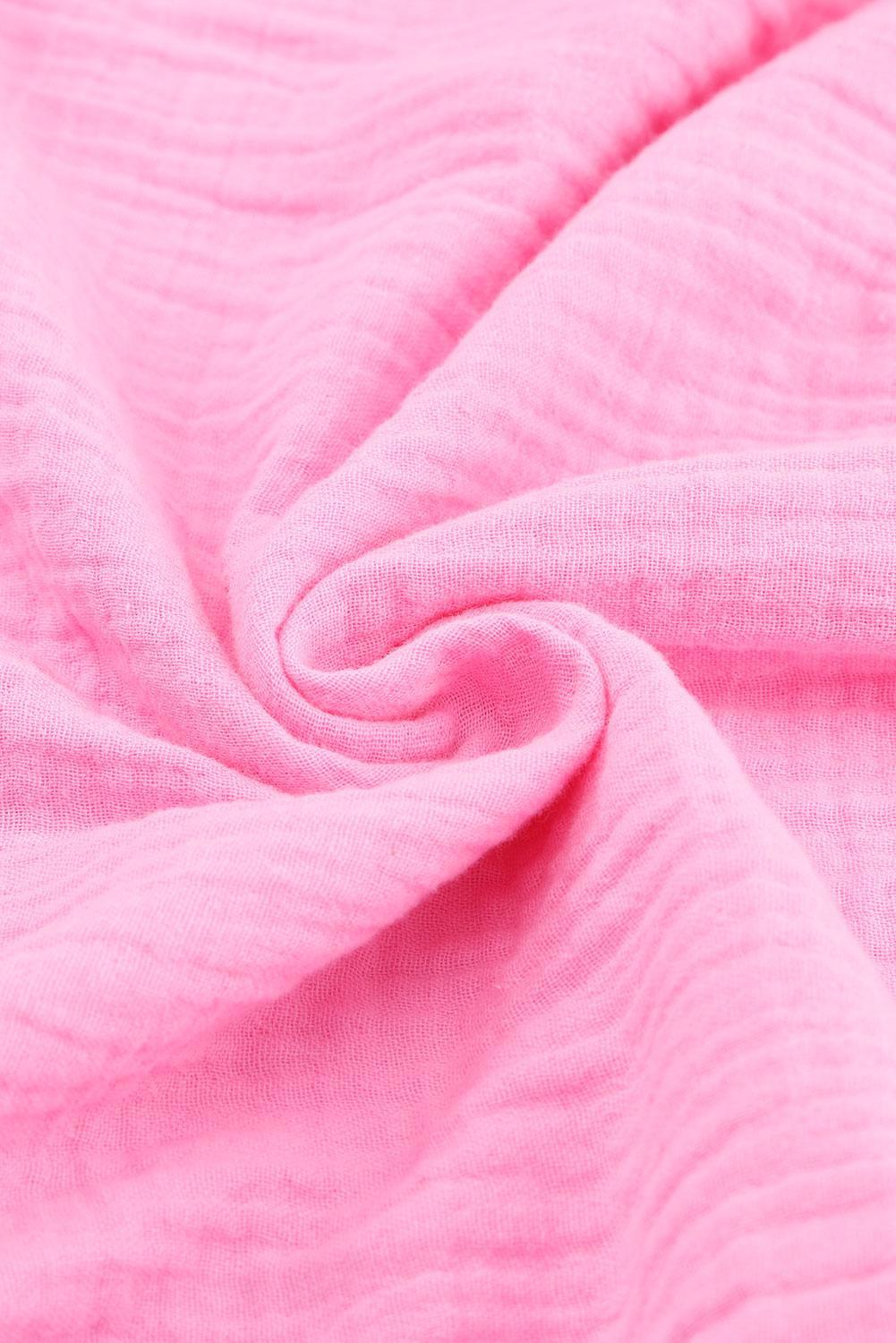 Textuur Jurk met Bubbelmouwen - Mini Dresses - Jurkjes.co