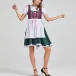 Traditionele Jurk met Gedetailleerde Schürze - Women Summer Dress - Jurkjes.co