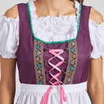 Traditionele Jurk met Gedetailleerde Schürze - Women Summer Dress - Jurkjes.co