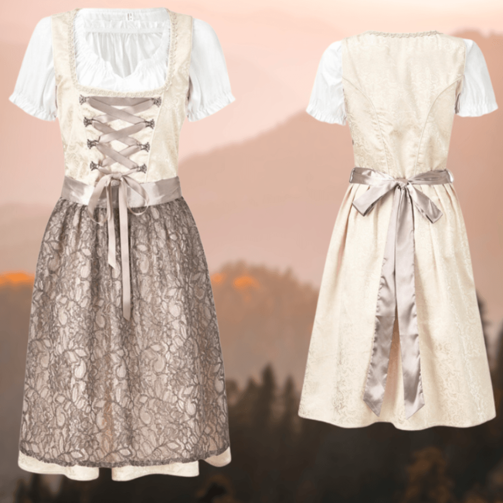 Traditionele Jurk met Kantdetails - CB - Dresses - Jurkjes.co