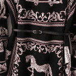 Trui Jurk met Paardenprint - Dresses - Jurkjes.co