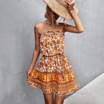 Tube Jurk met Bloemenprint - Dresses - Jurkjes.co