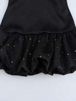 Tube Jurk met Open Rug en Stijlvol Design - Mini Dresses - Jurkjes.co