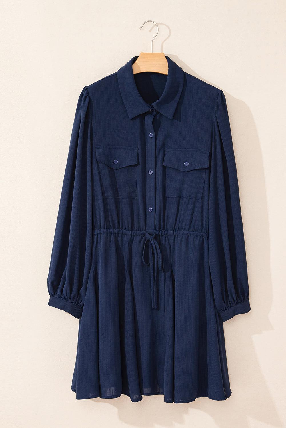 Tuniekjurk met Borstzakken - Mini Dresses - Jurkjes.co