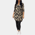 Tuniekjurk met Geometrisch Ontwerp - Women Summer Dress - Jurkjes.co