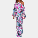 Tweedelige Set met Geometrisch Patroon - CB - Dresses - Jurkjes.co