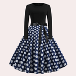 Uitlopende Jurk met Polka Dots - Dresses - Jurkjes.co