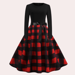 Uitlopende Jurk met Polka Dots - Dresses - Jurkjes.co