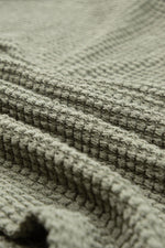 Wafelstructuur T-shirt Jurk met Zijsplit - T Shirt Dresses - Jurkjes.co