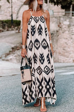 Western Azteekse Print Zomerjurk - Maxi Dresses - Jurkjes.co