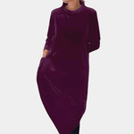 Winterjurk met Luxueus Fleece - CB - Dresses - Jurkjes.co