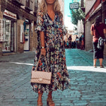 Zomerjurk met Bloemenprint - Dresses - Jurkjes.co