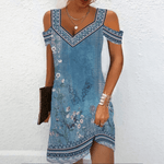 Zomerjurk met Bloemenprint - Dresses - Jurkjes.co