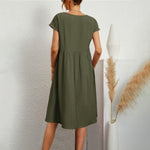 Zomerjurk met Effen Design - Women Summer Dress - Jurkjes.co