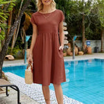 Zomerjurk met Effen Design - Women Summer Dress - Jurkjes.co