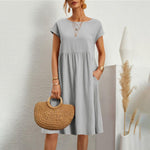 Zomerjurk met Effen Design - Women Summer Dress - Jurkjes.co