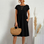 Zomerjurk met Effen Design - Women Summer Dress - Jurkjes.co