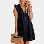 Zomerjurk met Effen Ontwerp - CB - Dresses - Jurkjes.co