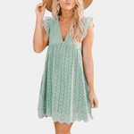 Zomerjurk met Effen Ontwerp - CB - Dresses - Jurkjes.co