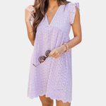 Zomerjurk met Effen Ontwerp - CB - Dresses - Jurkjes.co