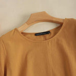 Zomerjurk met Effen Ontwerp - Dresses - Jurkjes.co