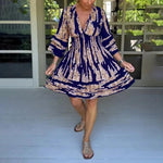 Zomerjurk met Geometrisch Patroon - Dresses - Jurkjes.co