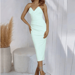 Zomerjurk met Strapless Ontwerp - CB - Dresses - Jurkjes.co