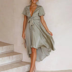 Zomerjurk met Strikdetail - Dresses - Jurkjes.co