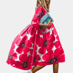 Zomerjurk met Tropische Print - CB - Dresses - Jurkjes.co