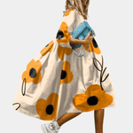 Zomerjurk met Tropische Print - CB - Dresses - Jurkjes.co