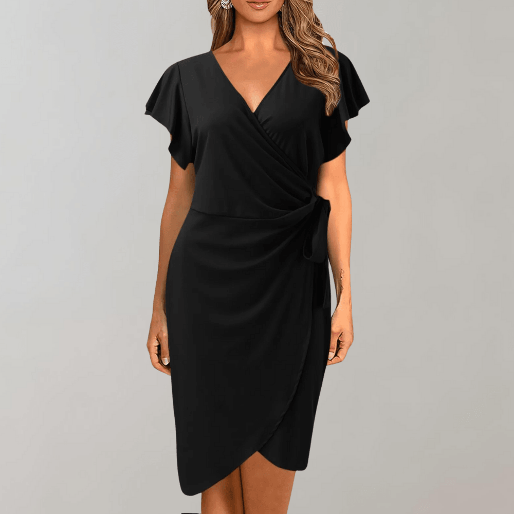 Zomerjurk met Wikkelontwerp - Dresses - Jurkjes.co