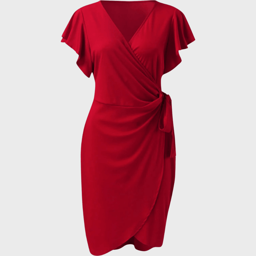 Zomerjurk met Wikkelontwerp - Dresses - Jurkjes.co