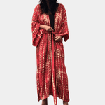 Zomerjurkje met Batikpatroon en Riem - CB - Dresses - Jurkjes.co