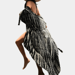 Zomerjurkje met Batikpatroon en Riem - CB - Dresses - Jurkjes.co